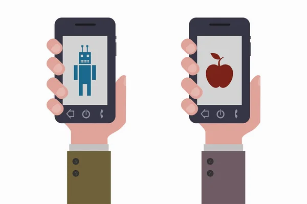 Smartphone ve iki işletim sistemi