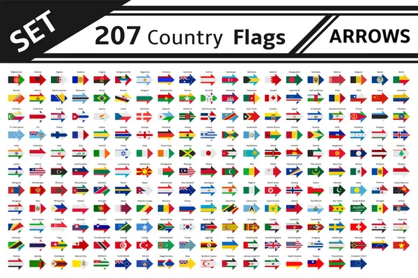 Elementos de bandeiras de países vetor bandeiras nacionais do mundo