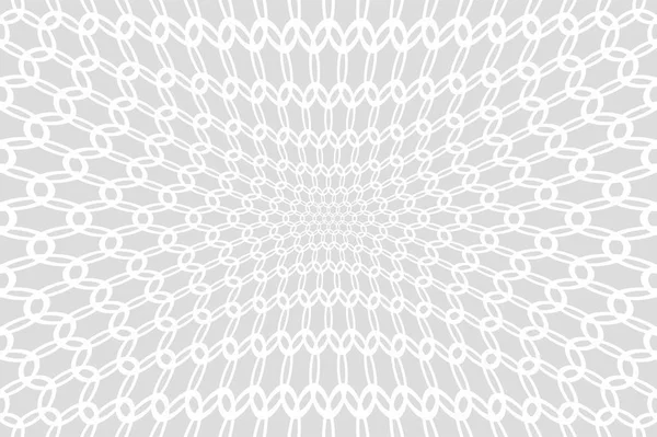 Circles dwarf effect seamless wallpaper white — Stock Vector
