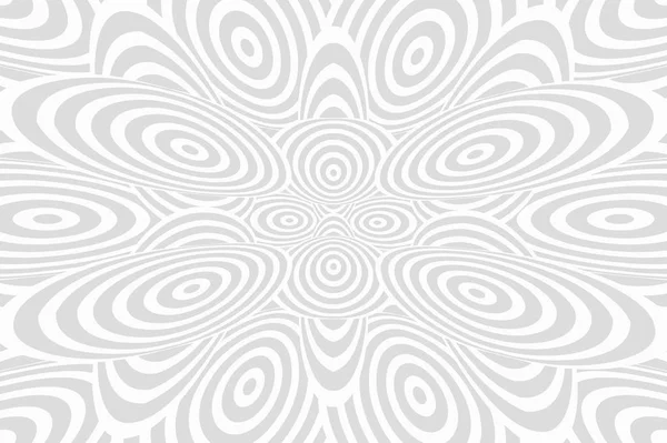 Circles sizes seamless wallpaper white — Stock Vector