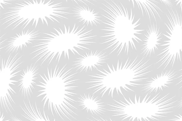 Cirklar med 3d kanter sömlös tapet vit — Stock vektor
