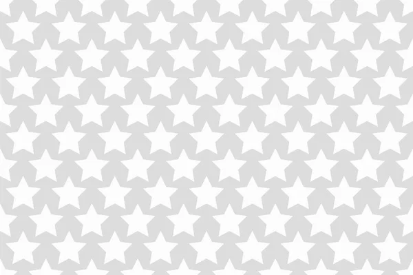 Étoiles papier peint sans couture blanc — Image vectorielle