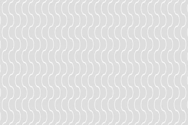 Vertikal vågiga linjer sömlös tapet vit — Stock vektor