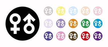 Erkek ve dişi set simgeleri