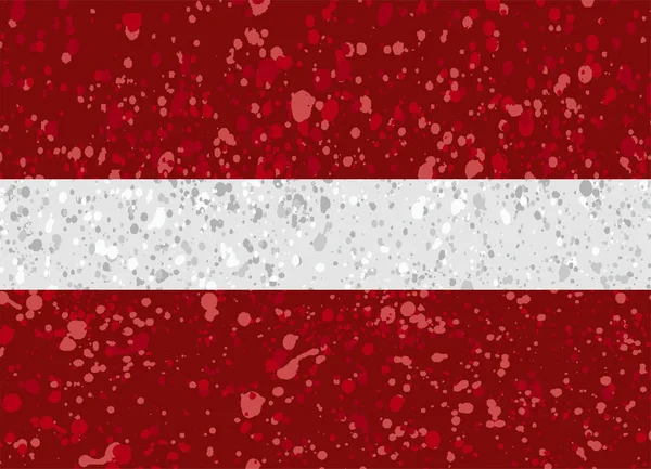 ラトビア国旗グランジ イラスト — ストックベクタ