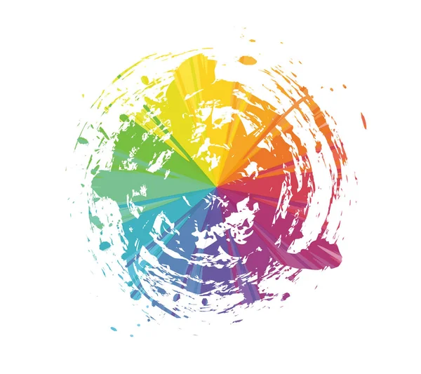 leke soyut çok renkli soyut simgesi