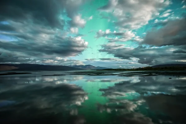 美しい北の光 — ストック写真
