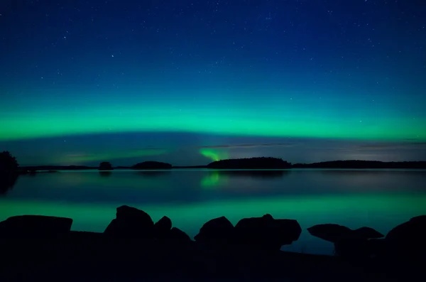 Vackra norrsken — Stockfoto