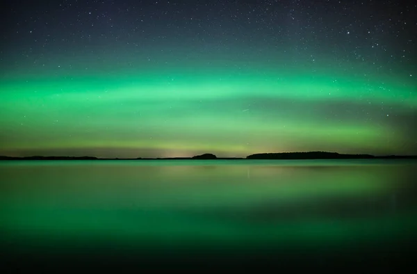 Schöne Nordlichter — Stockfoto