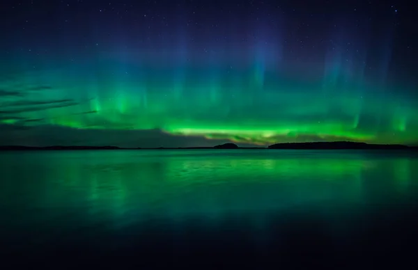 Schöne Nordlichter — Stockfoto