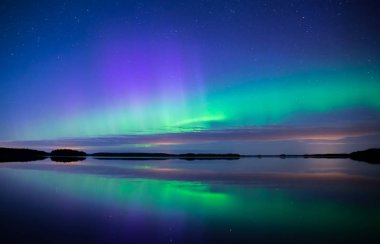 Güzel kuzey ışıkları