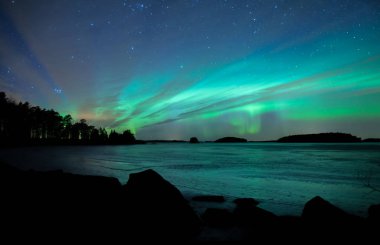 Güzel kuzey ışıkları