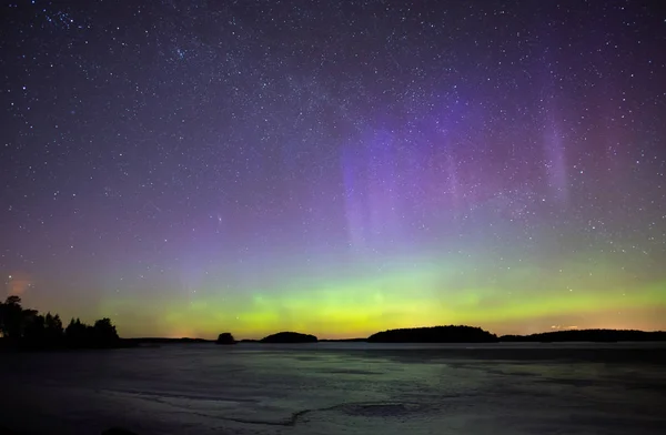 Belles lumières nordiques — Photo