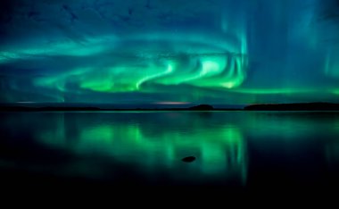 Güzel kuzey ışıkları
