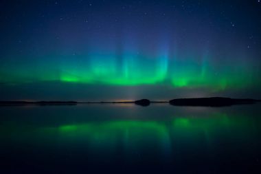 Güzel kuzey ışıkları