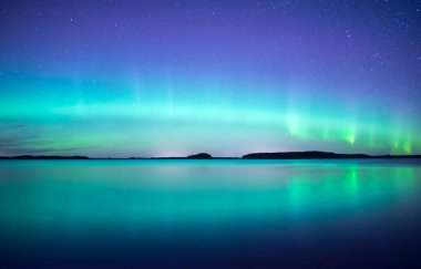 Güzel kuzey ışıkları