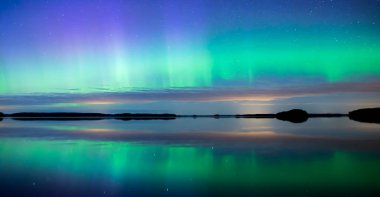Güzel kuzey ışıkları