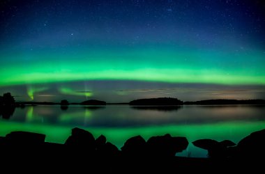 Güzel kuzey ışıkları