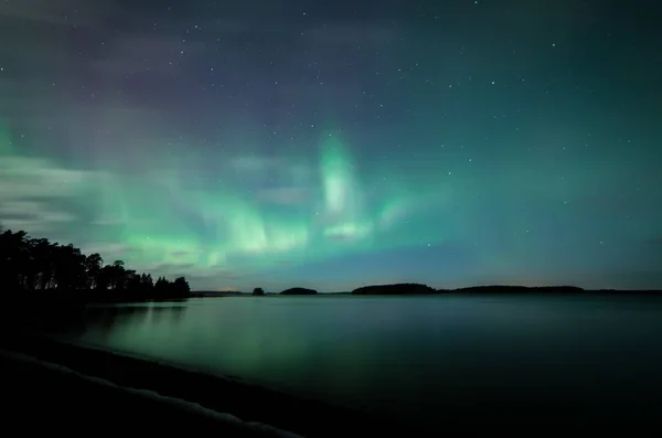 Vackra norrsken — Stockfoto