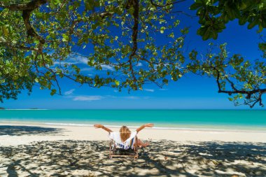 kadın Tayland Beach