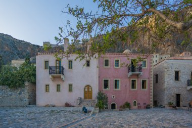 Laconia, Monemvasia güzel Bizans Kalesi şehir