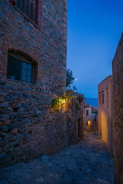 La bella città castello bizantino di Monemvasia — Foto Stock