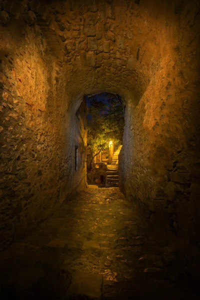 La bella città castello bizantino di Monemvasia — Foto Stock