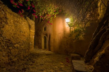 Monemvasia güzel Bizans Kalesi şehir