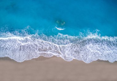 Kathisma plaj Lefkada Adası Yunanistan 