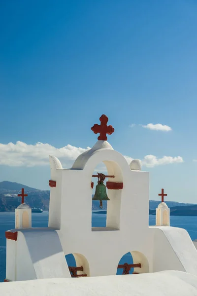 Eglise d'Oia sur l'île de Santorin — Photo