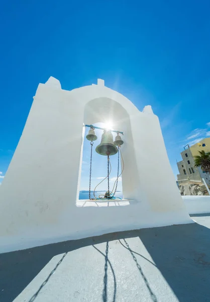 Kirke Oia i Santorini øen - Stock-foto