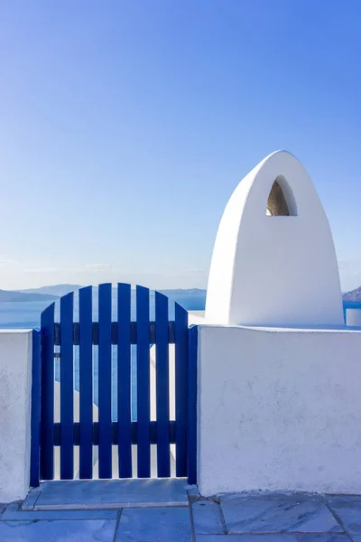 Dveře ostrova Santorini — Stock fotografie