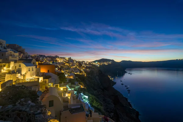 Altstadt von Oia auf der Insel Santorini — Stockfoto