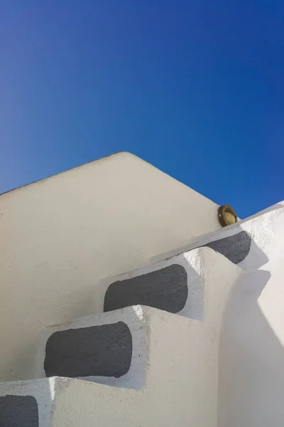 Tradiční styl schodiště ze Santorini — Stock fotografie