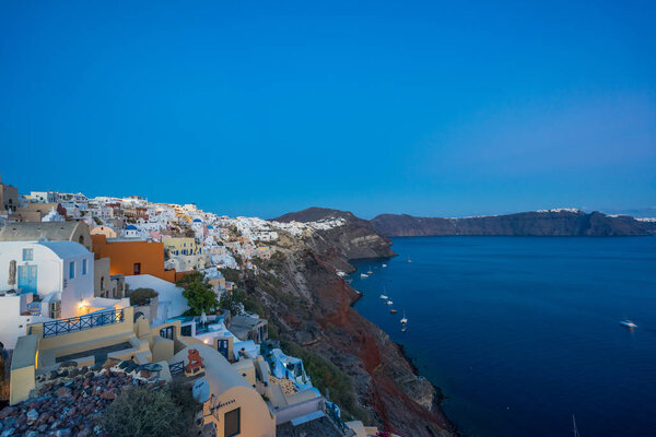 Old Town of Oia on the island Santorini
