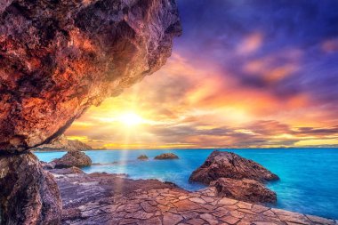 Agios Ioannis batımında - Lefkas Adası 