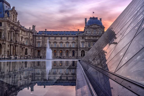 Louvre Parigi Francia — Foto Stock