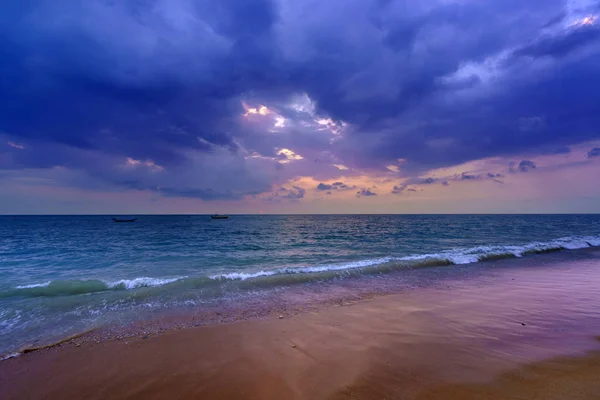 考考拉海滩落日 — 图库照片