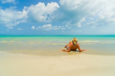 Kadın Tayland Beach