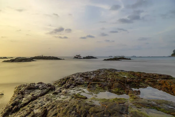 Západ slunce Khao Lak beach Thajsko — Stock fotografie