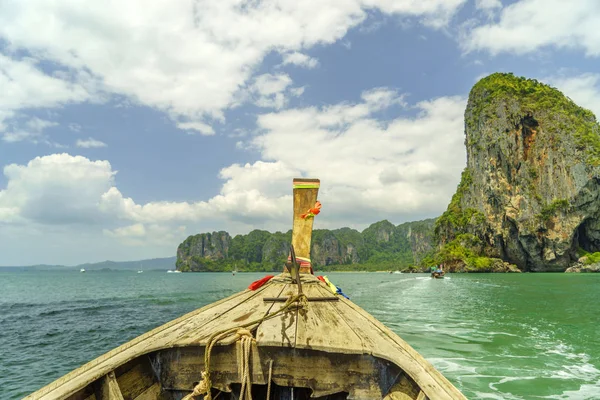 Traditional long tail boat  Krabi — Stock Photo, Image