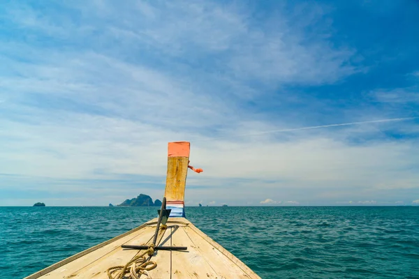 Barco de cola larga tradicional Krabi — Foto de Stock