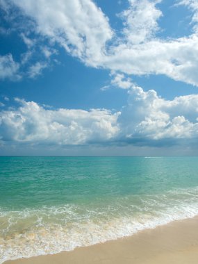 Hint Okyanusu'nda Island beach 