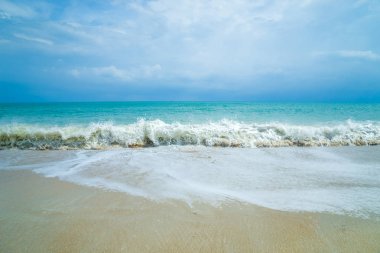 okyanus dalgası ve sandy beach