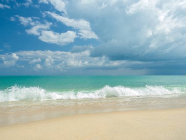 Hint Okyanusu'nda Island beach 