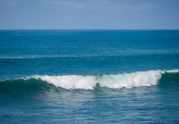 Blue wave in tropical ocean. — Stock Photo, Image