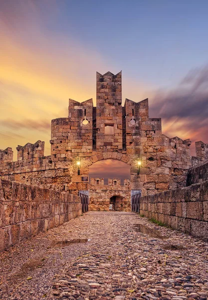 Eski Rodos şehrine Yunanistan — Stok fotoğraf