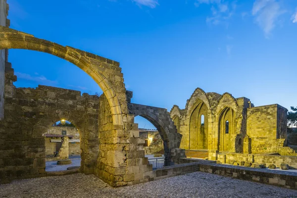 La Iglesia de Panagia (Virgen María) del Burgh en el casco antiguo —  Fotos de Stock