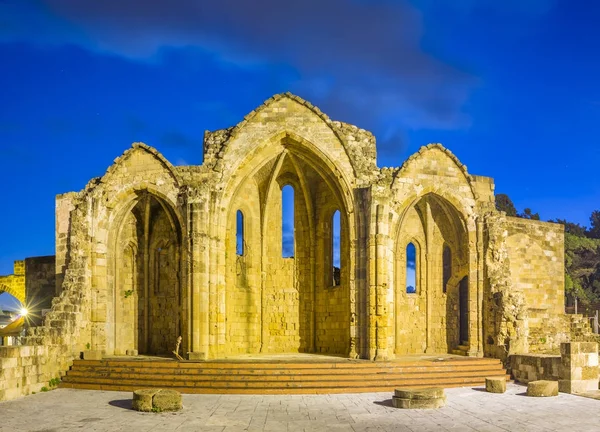 De kerk van Panagia (Maagd Maria) van de Burgh in de oude stad — Stockfoto