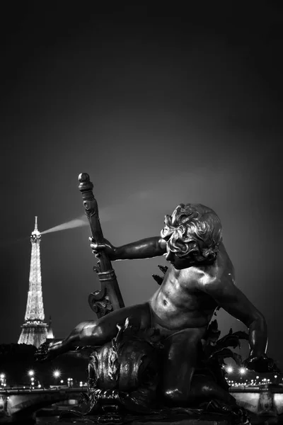 Brücke Von Alexandre Iii Paris Frankreich — Stockfoto